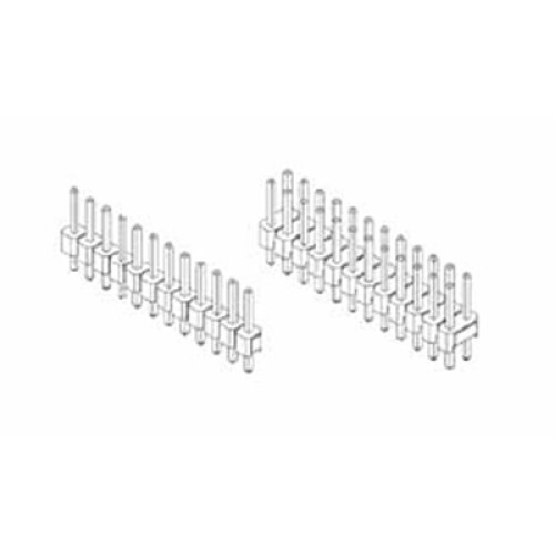 Card Edge Header 2.54mm [.100"] Contact Centres, Male Breakaway Header