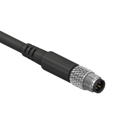 SCM05-XXPAS-XXXX - M5 Over- moulded Plug Cable Assembly (A Code)