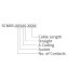 SCM05-XXSAS-XXXX - M5 Over- moulded Socket Cable Assembly (A Code)