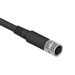 SCM-XXSASS-XXXX - M5 Shielded Over- moulded Socket Cable Assembly (A Code)
