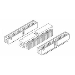 Card Edge Header 2.54mm [.100"] Contact Centres Shrouded (Male)