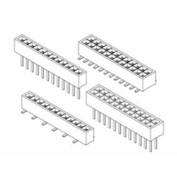 Card Edge Header 1.00mm [.0.39"] Contact Centres (Female)