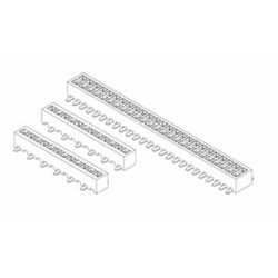 Card Edge Header 1.27mm [.0.39"] Contact Centres (Female)