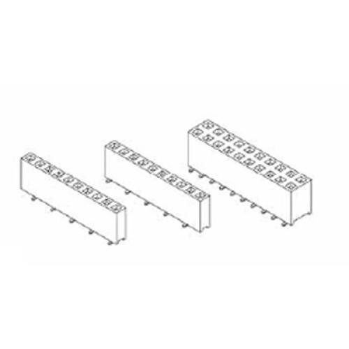 Card Edge Header 2.54mm [.100"] Contact Centres (Female)