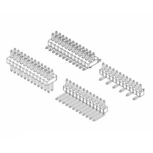 Card Edge Header 1.00mm [.0.39"] Contact Centres (Male)