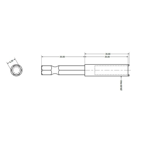 TLG 129 - Pro Micro BNC Nut Driver 