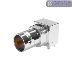 XBS-12-RB21-NNRX -Short Right Angle mounted BNC Stacking Connector