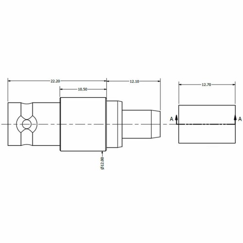 XBT-1066-NGXX - BNC Free Cable Socket