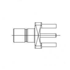 XDT-6300-GGAW - Top Entry PCB Mounted SMB Socket