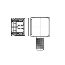 XDT-6304-GGAF - Right Angle Cable Mounted SMB Plug