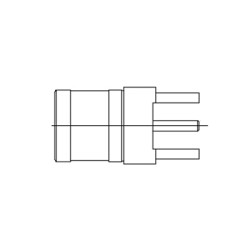 XDT-6310-GGAW - Top Entry PCB Mounted SMB Socket