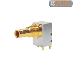 XGS-06-RB18-NGIJX -Tall Right Angle mounted DIN 1.0/2.3 Stacking Connector