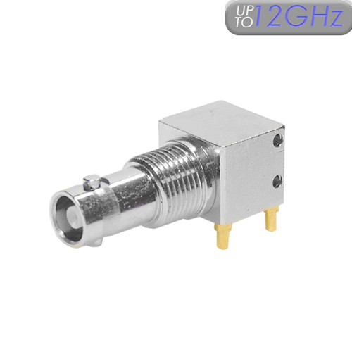 XPS-12-RB18-NNIX -Short Right Angle mounted Micro BNC Stacking Connector