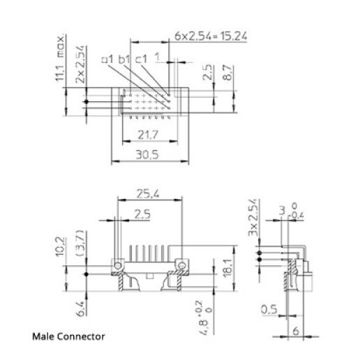 C/4 Body DIN 41612