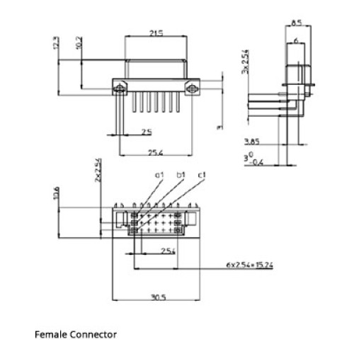 R/4 Body DIN 41612