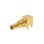 C-SX-086G – PCB Right Angle 1.0 / 2.3 Bulkhead Connector
