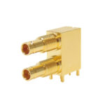 C-SX-117G – Dual Port Right Angle DIN 1.0/2.3 Connector