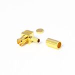 XJT-A000-GGAF – Right Angle MCX Cable Mounted Plug