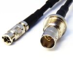3GHz BNC Bulkhead (f) to Micro BNC (m) Coaxial Cable Assembly – Belden 1855A Cable