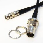 12GHz BNC Bulkhead (f) to Micro BNC (m) Coaxial Cable Assembly – Belden 4694R Cable