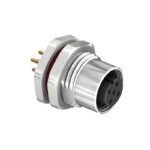 CC12-XXS-FX-PBX – M12 Front Fastening Socket (A and D Code)