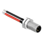 SCA08-XXPFX-XXXX – M8 Front Fastening Plug Cable Assembly (A or B Code)