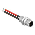 SCA08-XXPRX-XXXX – M8 Rear Fastening Plug Cable Assembly (A or B Code)