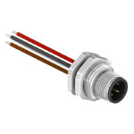 SCA12-XXPFXX-XXXX – M12 Front Fastening Plug Cable Assembly (A or D Code)