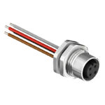 SCA12-XXSFXX-XXXX – M12 Front Fastening Socket Cable Assembly (A or D Code)