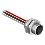 SCA12-XXSRXX-XXXX – M12 Rear Fastening Socket Cable Assembly (A or D Code)