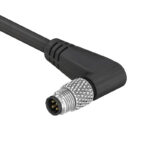 SCM05-XXPAR-XXXX – M5 Right Angle Over moulded Plug Cable Assembly (A Code)