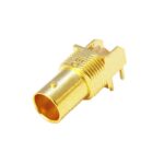 XBS-03-RB40-GGV – Right Angle PCB Mounting BNC Connector with Pathfinder Light Pipe