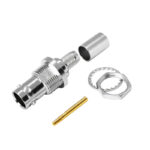 XBT-1064-NGXX – BNC Bulkhead Cable Mounted Socket