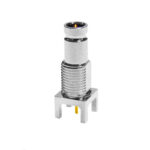 XGS-06-TB27-NN- Top Entry DIN 1.0/2.3 Bulkhead Mounted Connector