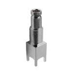 XGS-06-TB27-NNLU – Top Entry DIN 1.0/2.3 Bulkhead Connector (Long Body) with Protective Sleeve