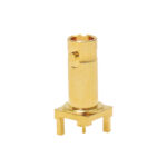 XPS-12-TE25-GGIL – Top Entry 3 Pin Long Body Micro BNC Connector