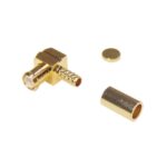 ZJP-06-CRA-GGAD – MCX Right Angle Cable Mounted Plug