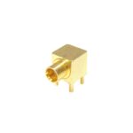 ZJS-03-RA40-GG  – Right Angle PCB mounted MCX Socket