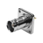 XBD-1004-NGAW – BNC Socket with Square Flange Bulkhead Mount