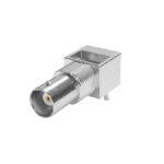 ZBS-04-RB35-NN – 4GHz Right Angle Mounted Bulkhead Connector