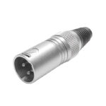 AXCS-XP-ZNDN3-M – 3 to 5 Pin XLR/DMX Straight Cable Mounted Plug for cable up between 6 and 7mm